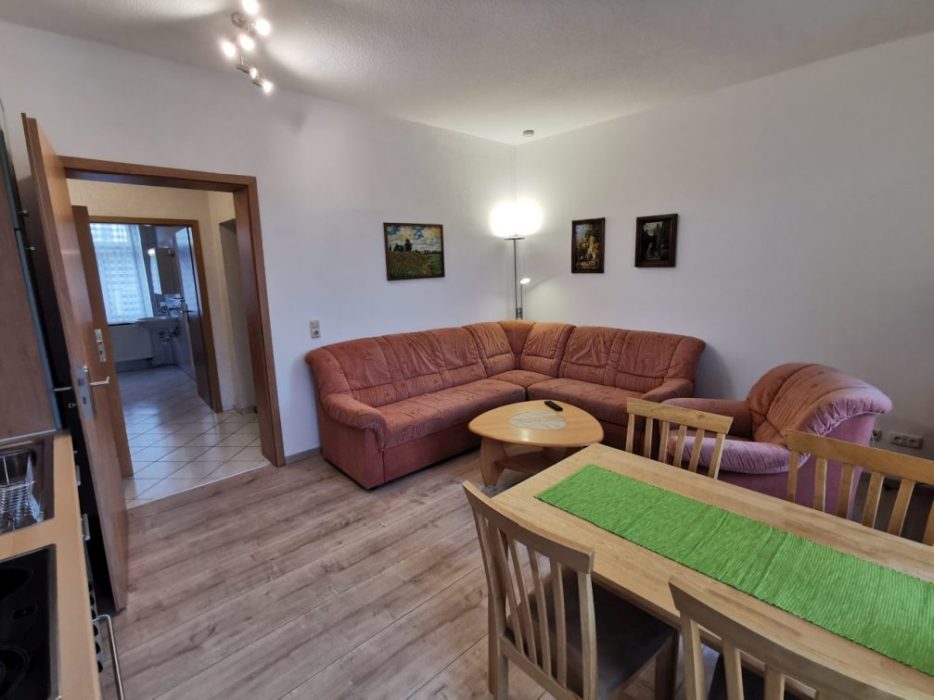 Blick in
die Wohnung